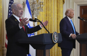 „Доброволно напускане“ или принудително изселване? Нетаняху и Кац приветстваха плана на Тръмп за Газа Бенямин Нетаняху и Доналд Тръмп