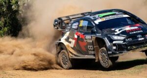 Британският пилот Елфин Еванс с Тойота излезе начело след третия ден на Рали Кения