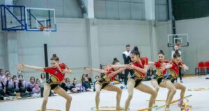 Бронзов медал за ансамбъла на България за девойки от международния турнир по художествена гимнастика "Афродита къп" в Гърция