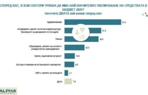 Българите искат повече пари за здраве, пътища и пенсии в Бюджет 2025