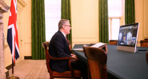 Киър Стармар призова световните лидери "да продължат натиска" върху руския президент Путин за спиране на огъня в Украйна