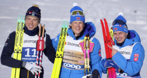 Норвежката звезда Йоханес Клаебо спечели масовия старт на 50 км на Световното първенство по ски-бягане