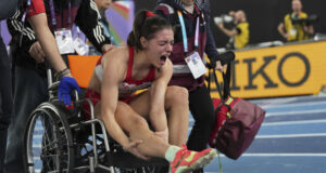 Пламена Миткова се класира четвърта а световното първенство по лека атлетика в зала, но се контузи