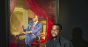 Американският художник Кехиндe Уайли откри изложба с портрети на африкански лидери в Мароко