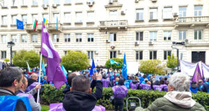 Протест КНСБ