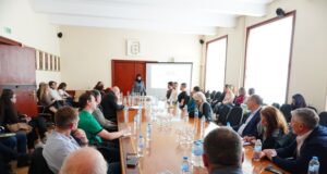 Среща между студенти, представители на бизнеса и ръководството на УАСГ се състоя във висшето училище