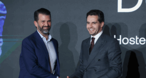 Доналд Тръмп-младши и Антони Тренчев по време на събитие на "Нексо"