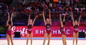 Ансамбълът на България за девойки стана шампион в многобоя на Европейската купа по художествена гимнастика в Бургас