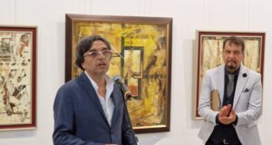 Великотърновският художник Габриел Панев отбеляза 55-ия си рожден ден с изложба, включваща близо 170 творби