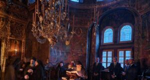 Започна тържественото богослужение в Зографския манастир в Атон за интронизацията на новоизбрания игумен Гавриил