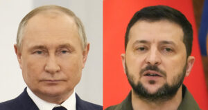 Владимир Путин и Володимир Зеленски