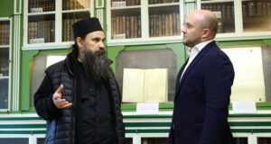 Зографският манастир е част от българската национална идентичност, каза министър Георги Георгиев в Света гора