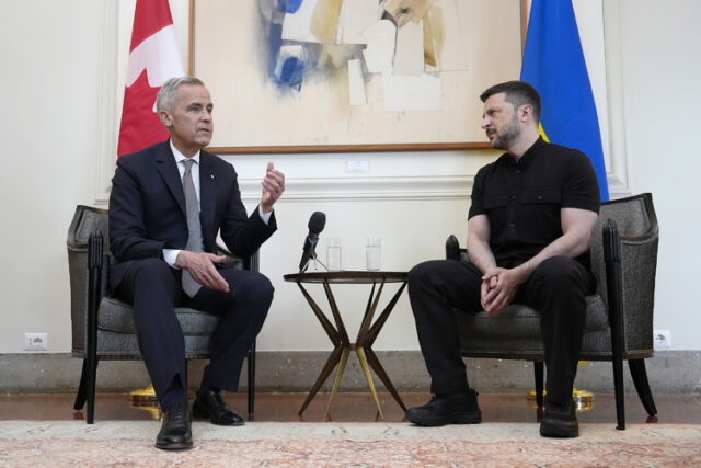 Канадският премиер потвърди подкрепата си за Украйна на среща със Зеленски