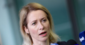 Кая Калас пристига в Скопие