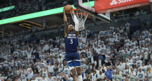 Минесота се възползва от отсъствието на Стеф Къри, за да изравни плейофната серия с Голдън Стейт