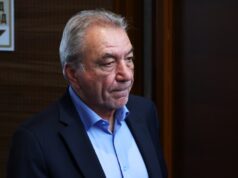 Президентът на САЩ Доналд Тръмп по време на срещата си с президента на РЮА Сирил Рамапоса