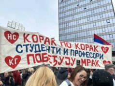 Сръбската прогресивна партия свиква митинг в Ниш, протестиращите студенти готвят контраакция