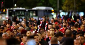 Феновете на ЦСКА отново протестираха