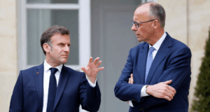 Фридрих Мерц и Еманюел Макрон
