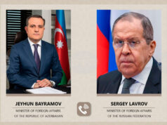 АЗЕРТАДЖ: Външните министри на Азербайджан и Русия обсъдиха регионалното сътрудничество