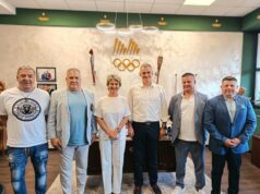 Весела Лечева и членове на ИК на БОК сe срещнаха с председателя на Организационния комитет на Европейския младежки олимпийски фестивал