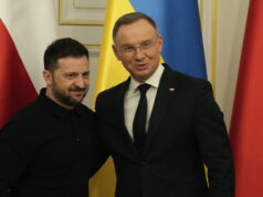 Зеленски каза, че е обсъдил с полския си колега Анджей Дуда двустранните отношения, натиска срещу Русия и икономически проекти