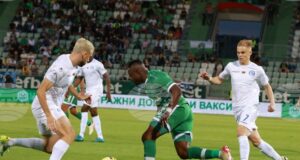 Дебютен гол на Филип Калоч донесе минимален успех на Лудогорец в първия мач срещу Динамо Минск в Шампионска лига
