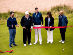 Новото голф игрище Trump International Golf Links в Абърдийн, което президентът на САЩ Доналд Тръмп откри днес, ще бъде домакин на предстоящия Nexo Championship от 7 до 10 август