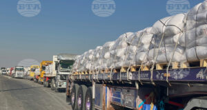 Първи камиони с хуманитарна помощ за ивицата Газа достигнаха през Египет до граничния пункт "Рафах"