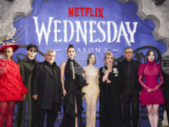 Световната премиера на втория сезон на сериала Wednesday се състоя в Лондон