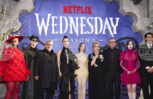 Световната премиера на втория сезон на сериала Wednesday се състоя в Лондон