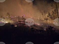 Хеликоптер ще се включи в гасенето на голям пожар над село Илинденци, община Струмяни