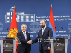 АРМЕНПРЕС: Киргизстан поздрави Армения за споразумението от Вашингтон