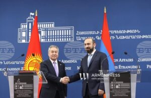АРМЕНПРЕС: Киргизстан поздрави Армения за споразумението от Вашингтон