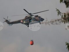 Военен вертолет „Кугър“ е пренасочен от пожара край Сунгурларе към този до село Сливово