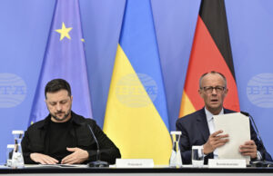 Зеленски, Макрон и Мерц изключиха възможността за предаване на украински територии на Русия