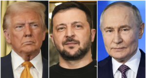 Доналд Тръмп, Володимир Зеленски и Владимир Путин