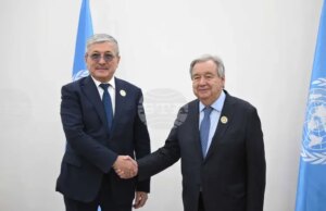 КАБАР: Премиерът на Киргизстан обсъди развиващите се страни без излаз на море с генералния секретар на ООН