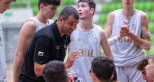 Националният тим на България по баскетбол за юноши до 18 години победи Северна Македония и запази мястото си в европейския елит