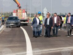 Инспектиране на довършителните дейности по автомагистрала (АМ) "Европа".