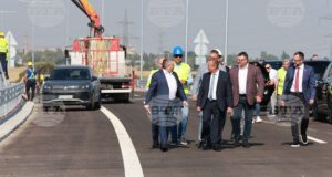 Инспектиране на довършителните дейности по автомагистрала (АМ) "Европа".