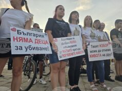 С минута мълчание граждани почетоха паметта на загиналите по пътищата на протестна демонстрация в столицата