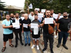 Сирийски граждани протестираха в София във връзка с процедурата за издаване на визи на членове на техните семейства