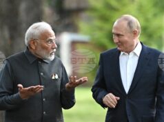 Владимир Путин поздрави в телефонен разговор Нарендра Моди по повод 75-ия му рожден ден