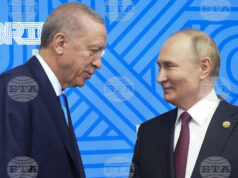 Ердоган разговаря с Путин в Китай