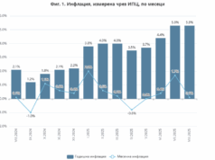 Инфлацията в България: забавяне на месечния ръст, стабилна годишна стойност
