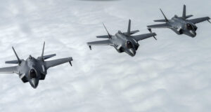 Норвежки изтребители Ф-35 по време на военно учение, 1 юни 2023 година.