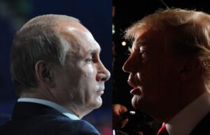 Владимир Путин и Доналд Тръмп, притеснени