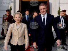 Урсула фон дер Лайен и Християн Мицкоски