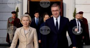 Урсула фон дер Лайен и Християн Мицкоски